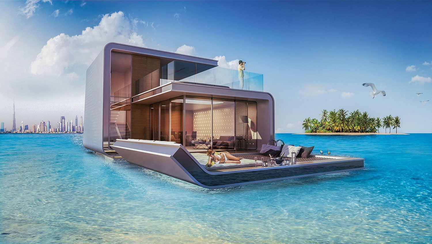 Dubai’s First Floating Underwater Apartments 1