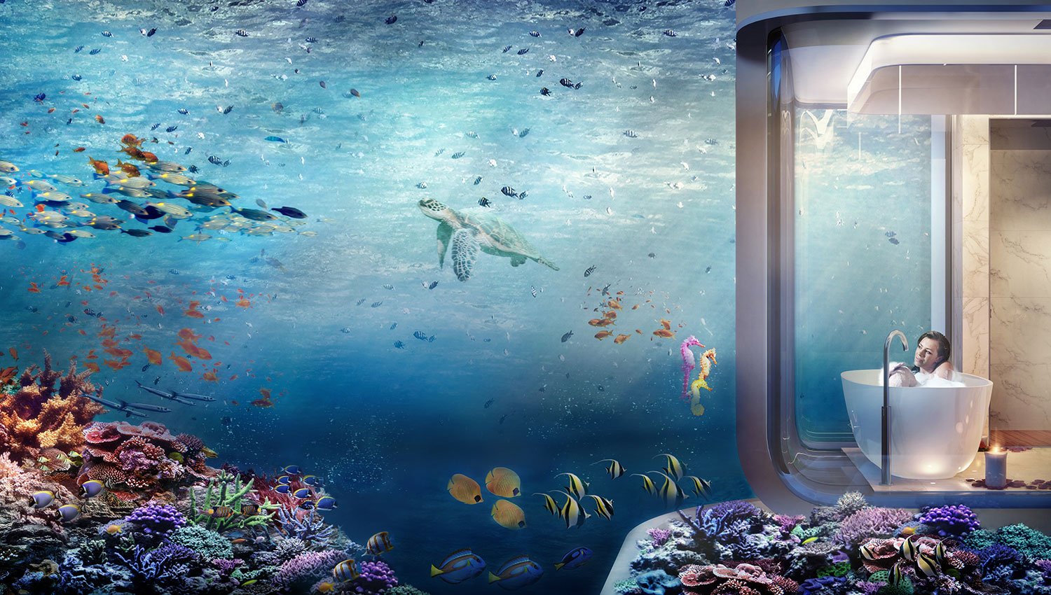 Dubai’s First Floating Underwater Apartments 15