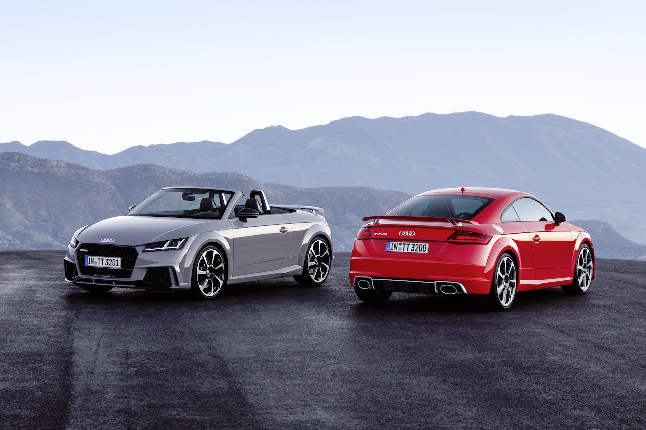 Der Neue Audi TT RS als Coupé und Roadster: 5 Zylinder mit 400 PS 5