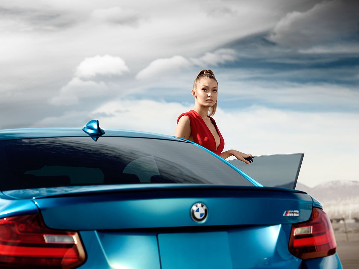 All ‘Eyes On Gigi’ for the new BMW M2 Coupé 4