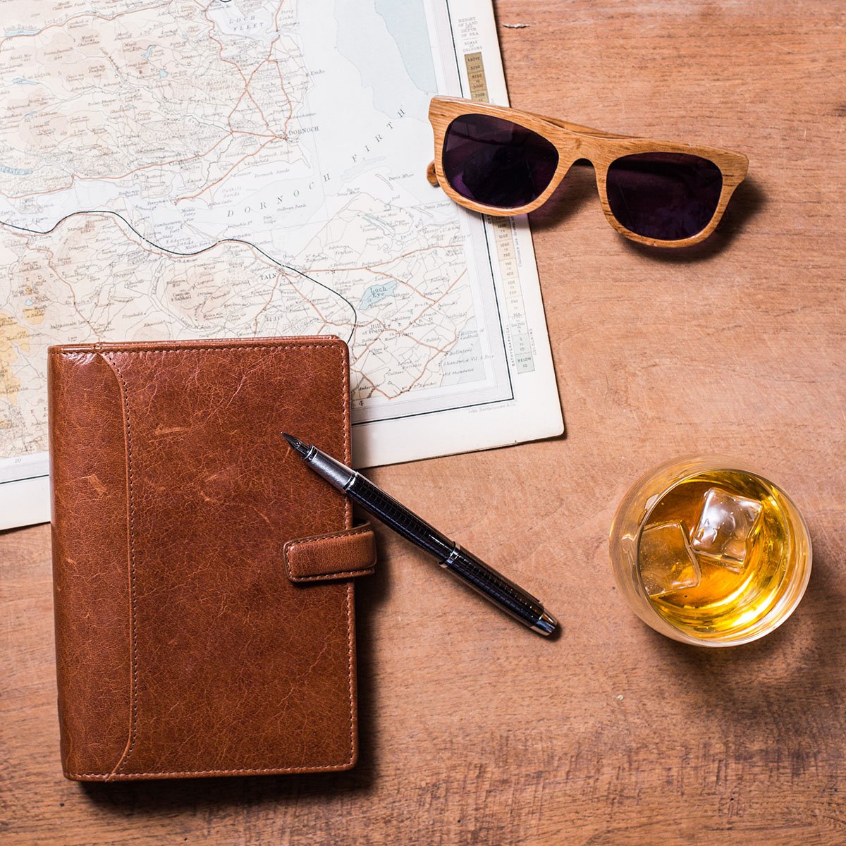 Stylish Sunglasses Made From Original Whisky Casks 3