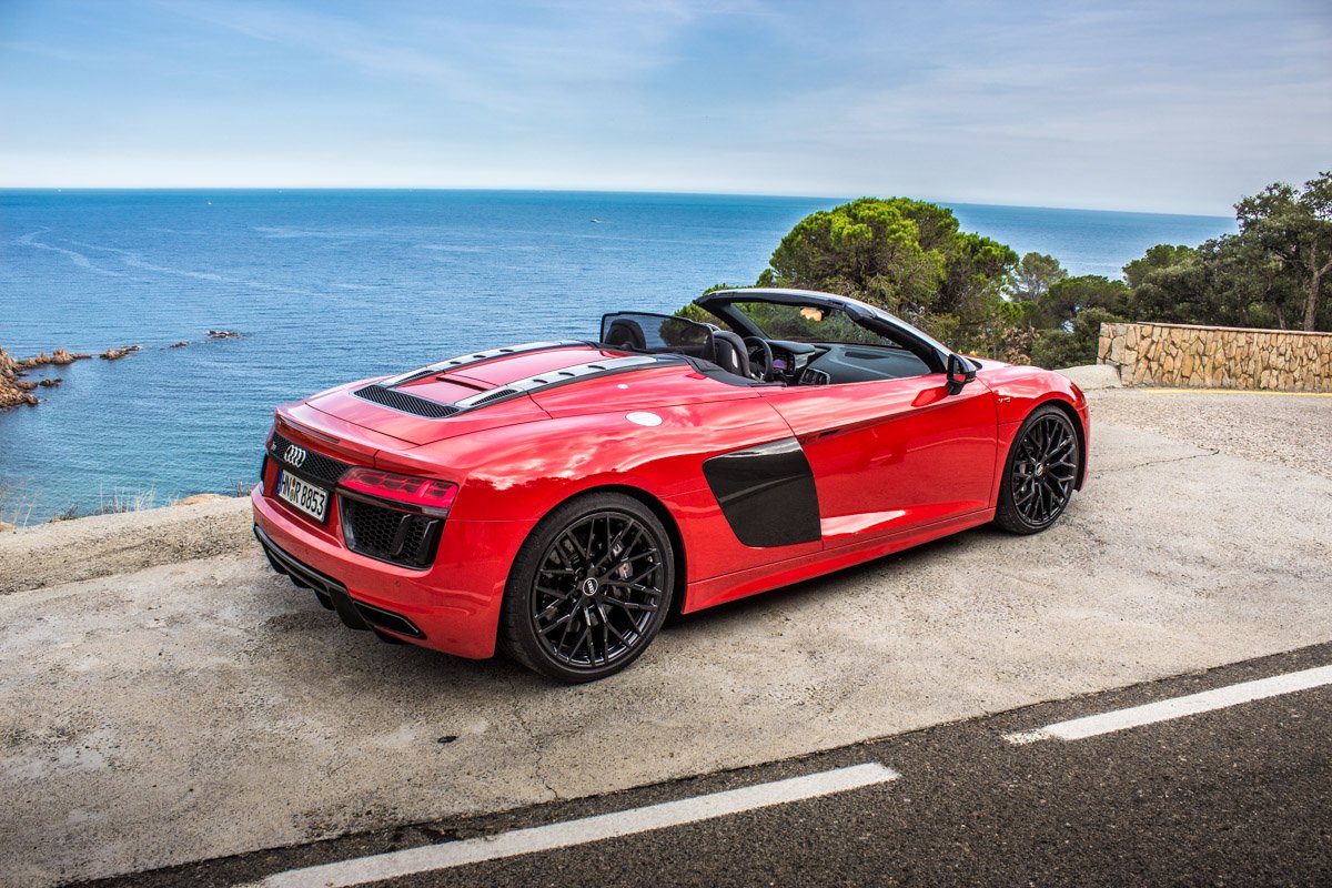 Topless V10 Pleasure in Barcelona – The R8 Spyder 2