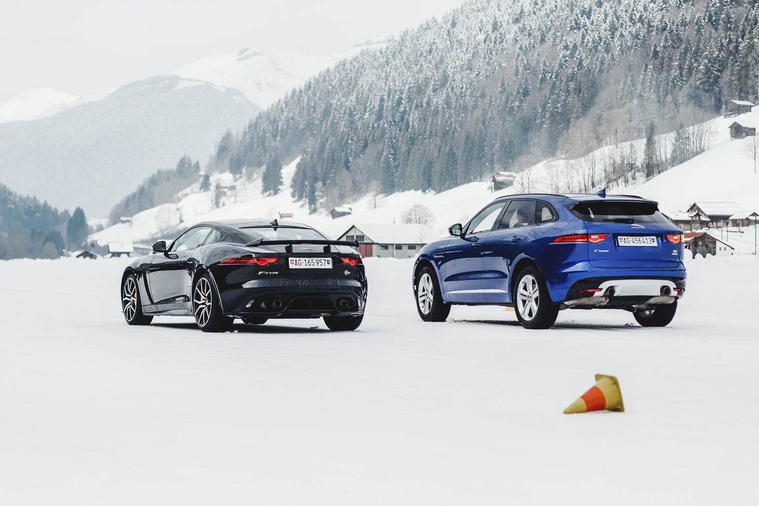 Die Jaguar Land Rover Ice Driving Experience in Gstaad 20