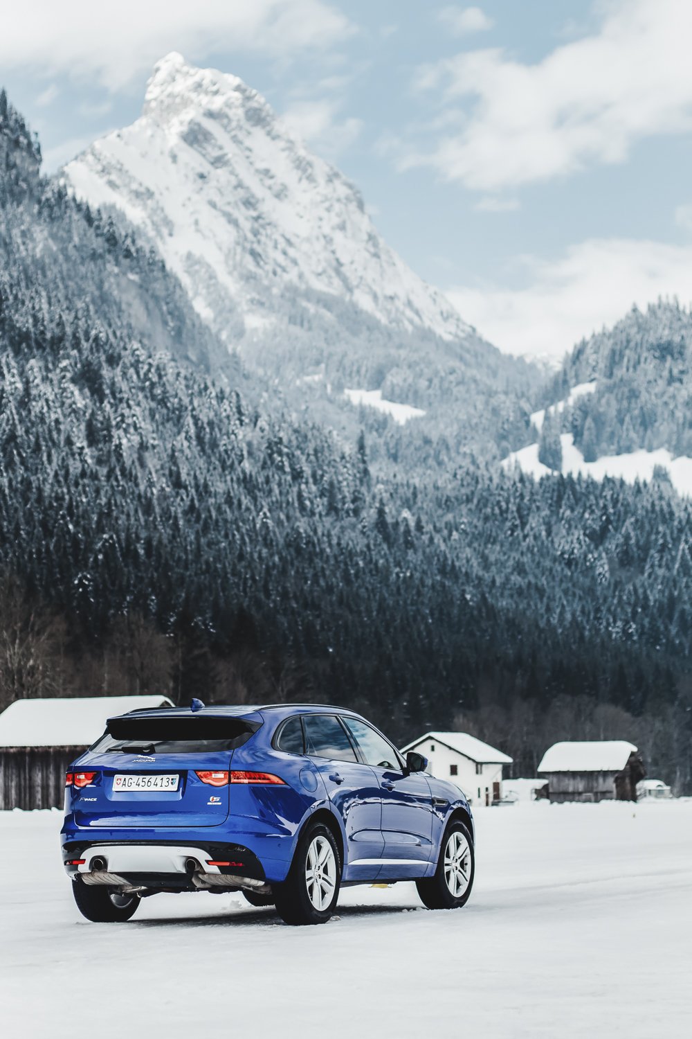 Die Jaguar Land Rover Ice Driving Experience in Gstaad 13