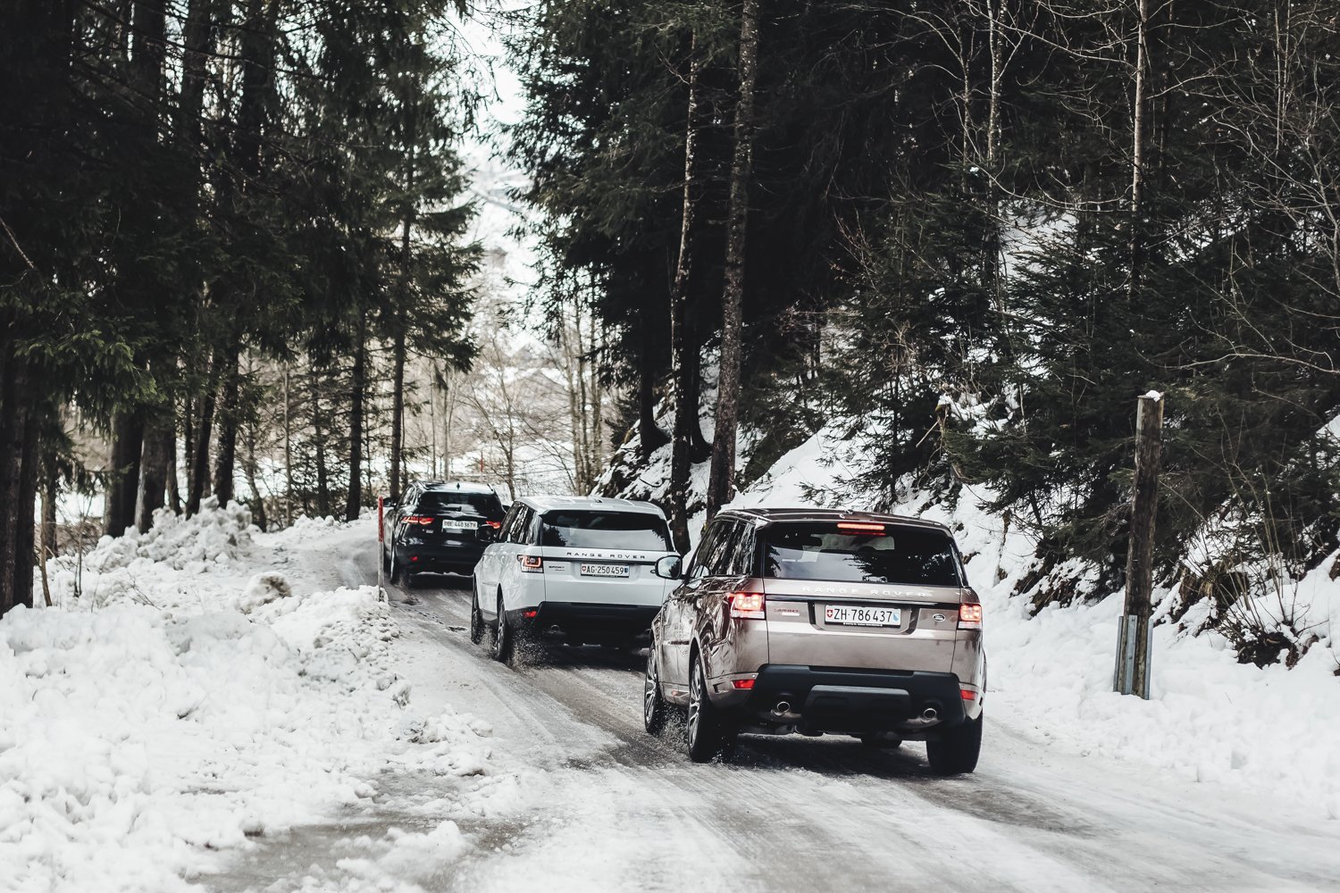 Die Jaguar Land Rover Ice Driving Experience in Gstaad 12