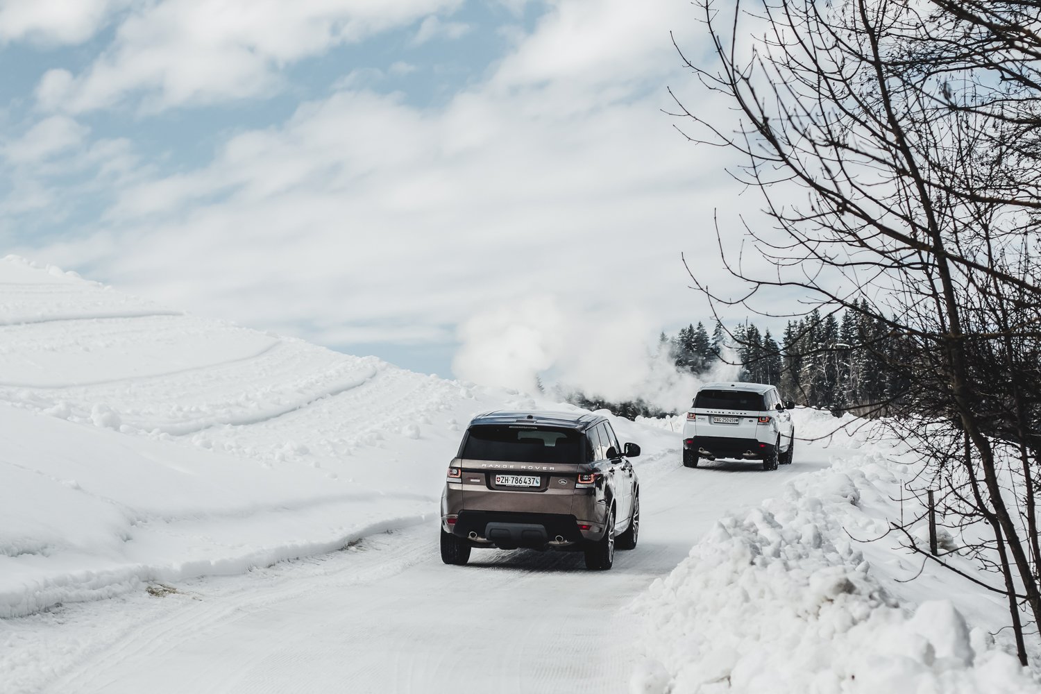 Die Jaguar Land Rover Ice Driving Experience in Gstaad 10