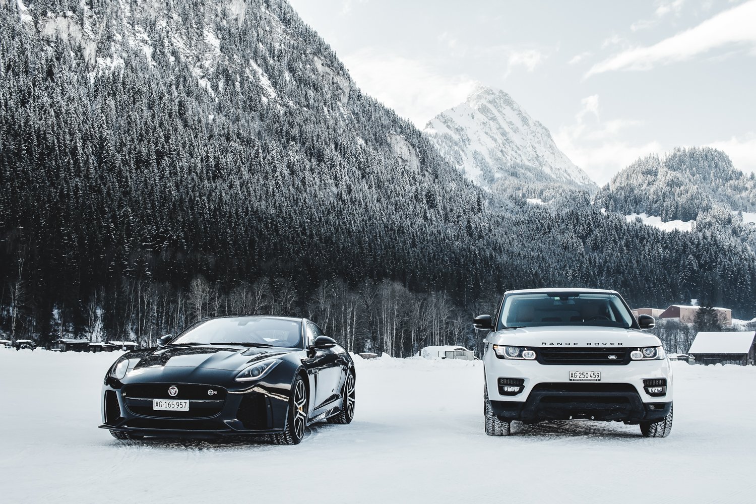 Die Jaguar Land Rover Ice Driving Experience in Gstaad 2