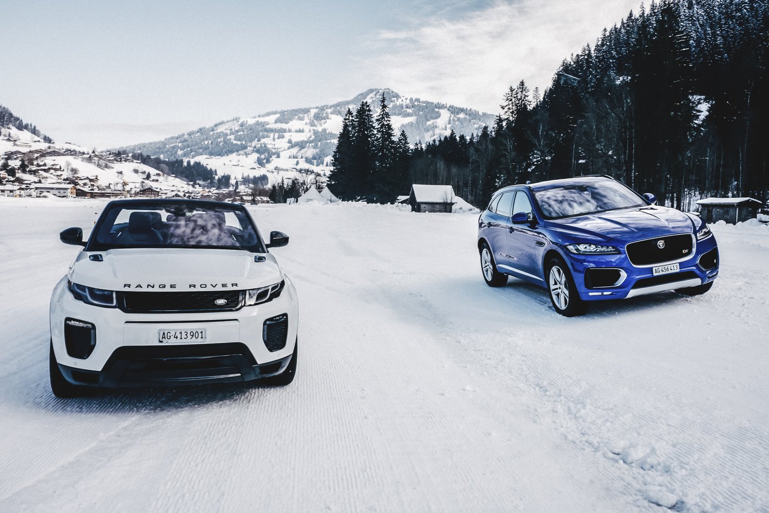 Die Jaguar Land Rover Ice Driving Experience in Gstaad 26
