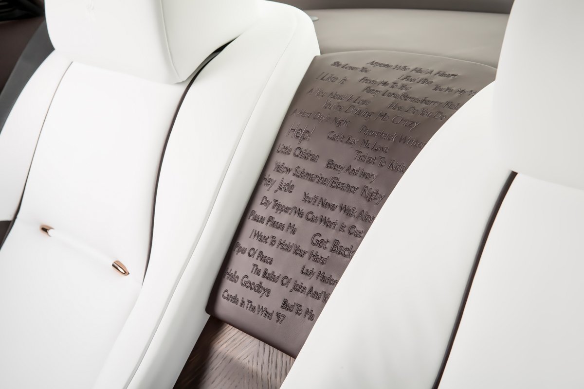 Rolls-Royce X British Music Legends for Bespoke Wraith Series 18