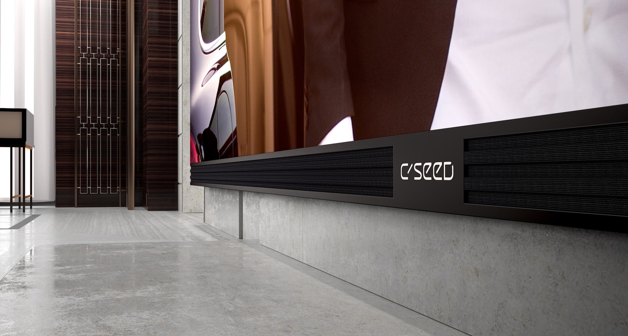 Der weltweit größte 4K Widescreen TV: C SEED 262 3