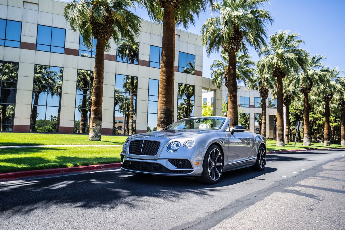 Cali To Vegas In The Bentley GTV8s Convertible 10