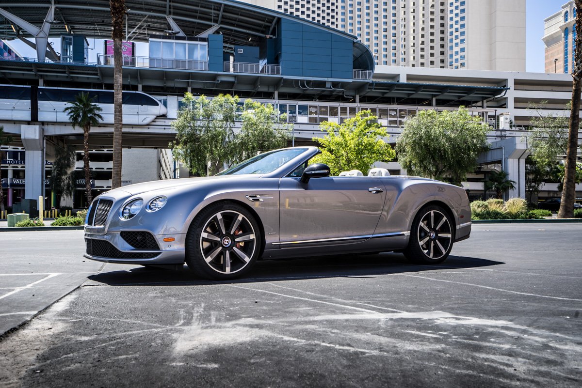 Cali To Vegas In The Bentley GTV8s Convertible 8