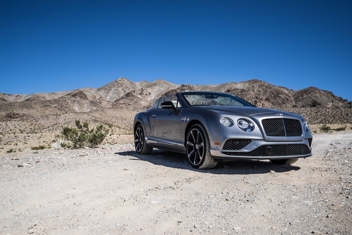 Cali To Vegas In The Bentley GTV8s Convertible 7
