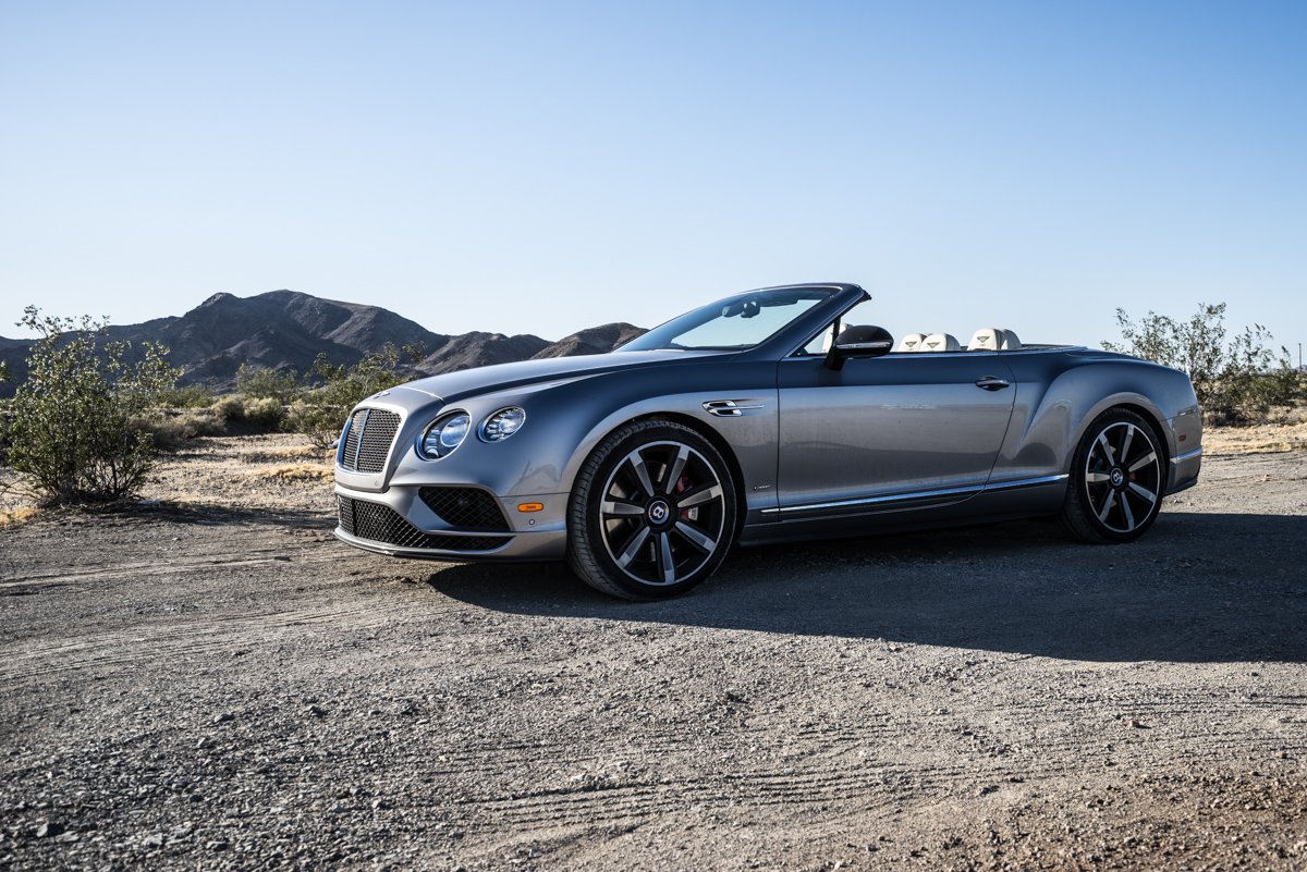 Cali To Vegas In The Bentley GTV8s Convertible 3