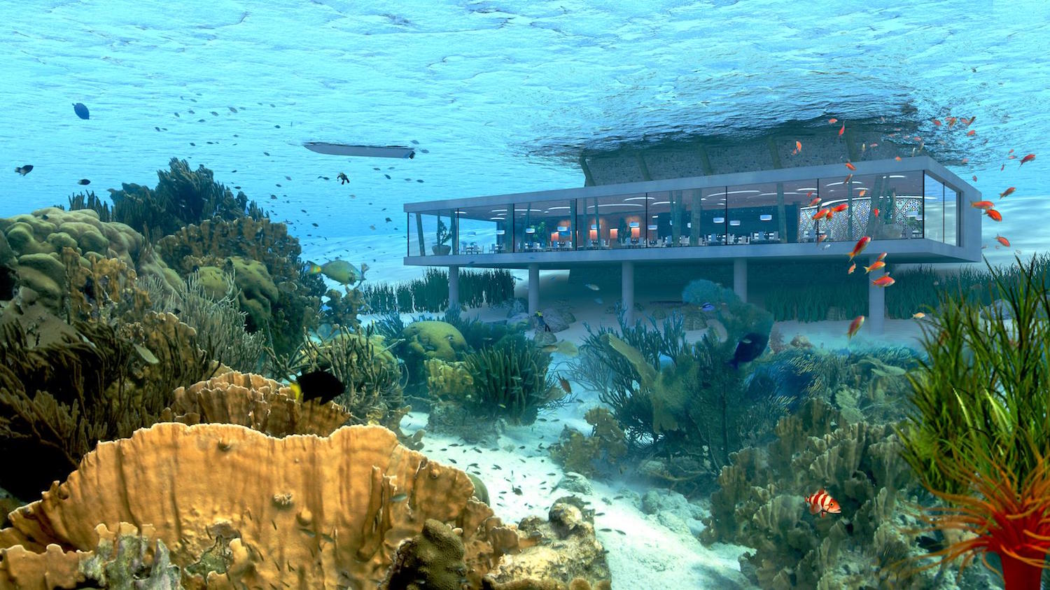 Das Amber Resort auf Zanzibar mit Unterwasser-Restaurant 1
