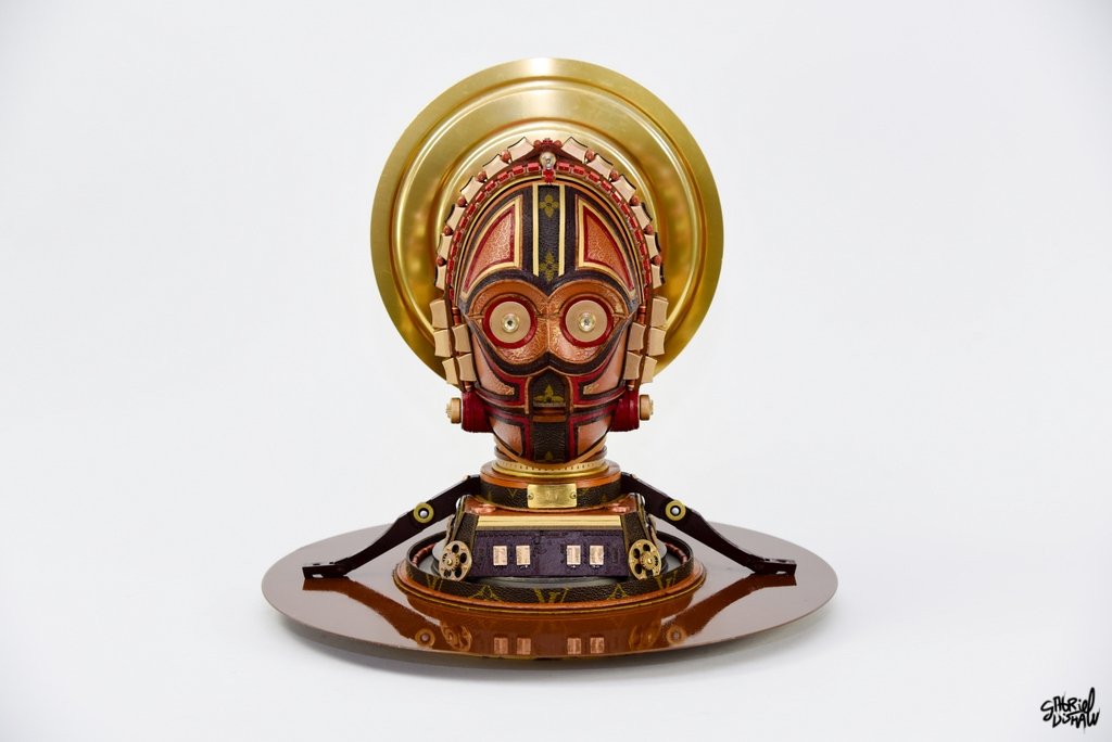 Star Wars Skulpturen aus alten Louis Vuitton Taschen 5
