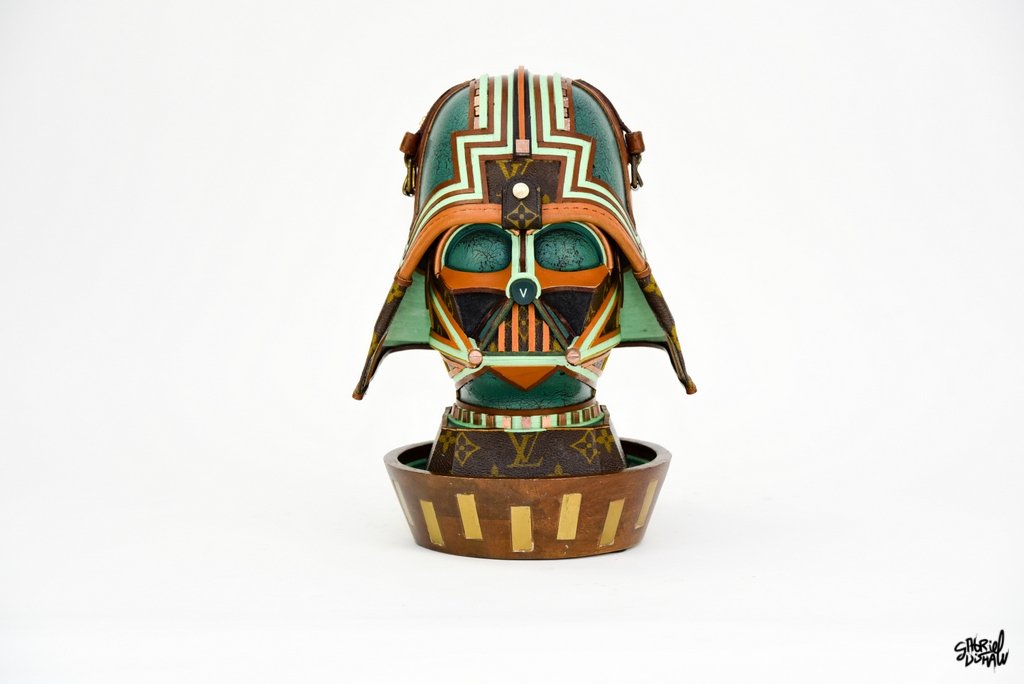 Star Wars Skulpturen aus alten Louis Vuitton Taschen 6
