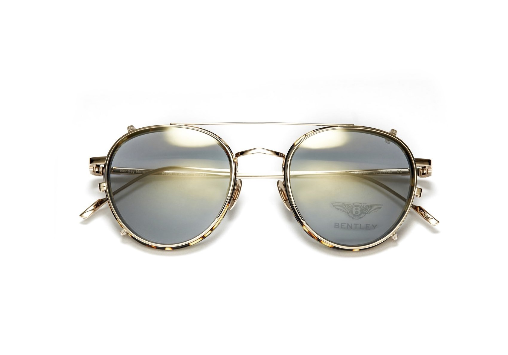 Die neue Bentley Eyewear aus Beta Titanium, Gold und Palladium 1