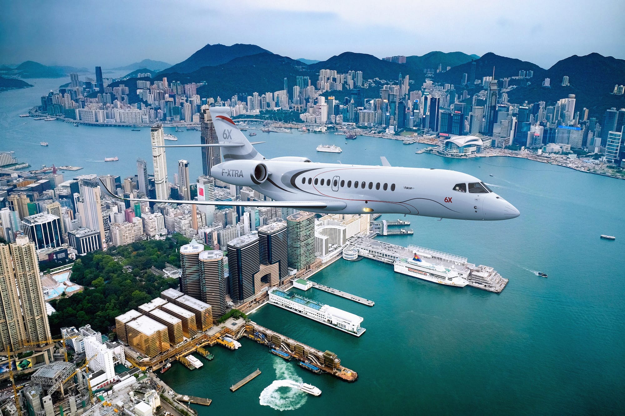 Der Dassault Aviation Falcon 6X: Dieser neue Business Jet kann nonstop von LA nach Genf fliegen 1