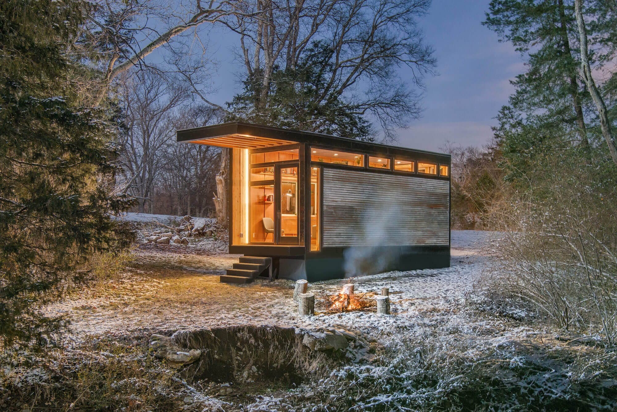 Ein sonderbares Refugium inmitten der Natur: The Cornelia Tiny House 1