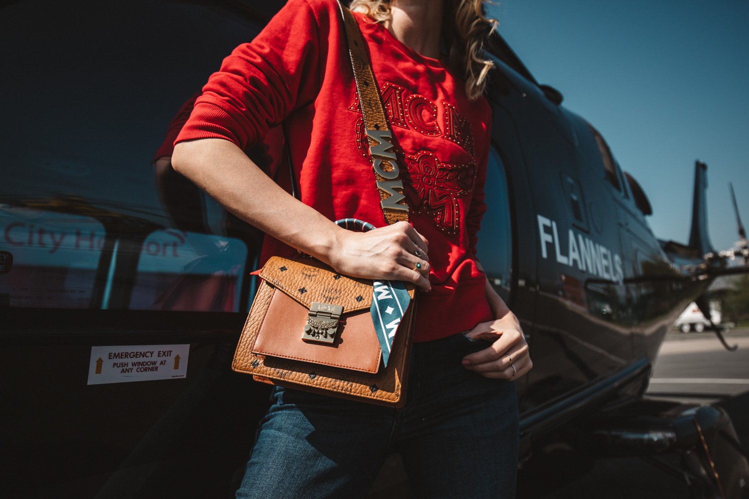 Hitting the game with MCM X Flannels 20