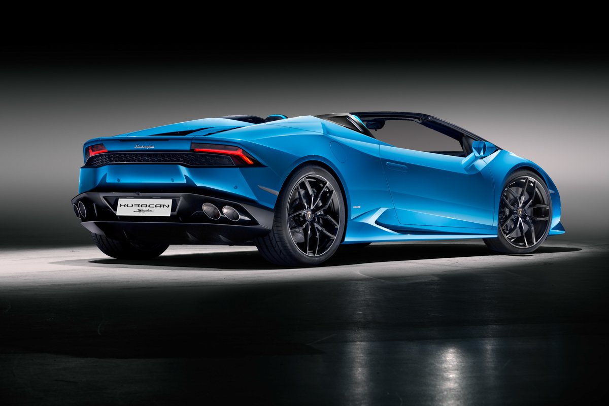 London In The Lamborghini Huracán Spyder 1