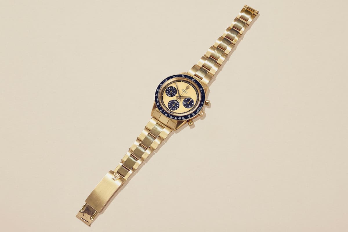 Paul Newman 18K Yellow Gold Rolex Daytona 01