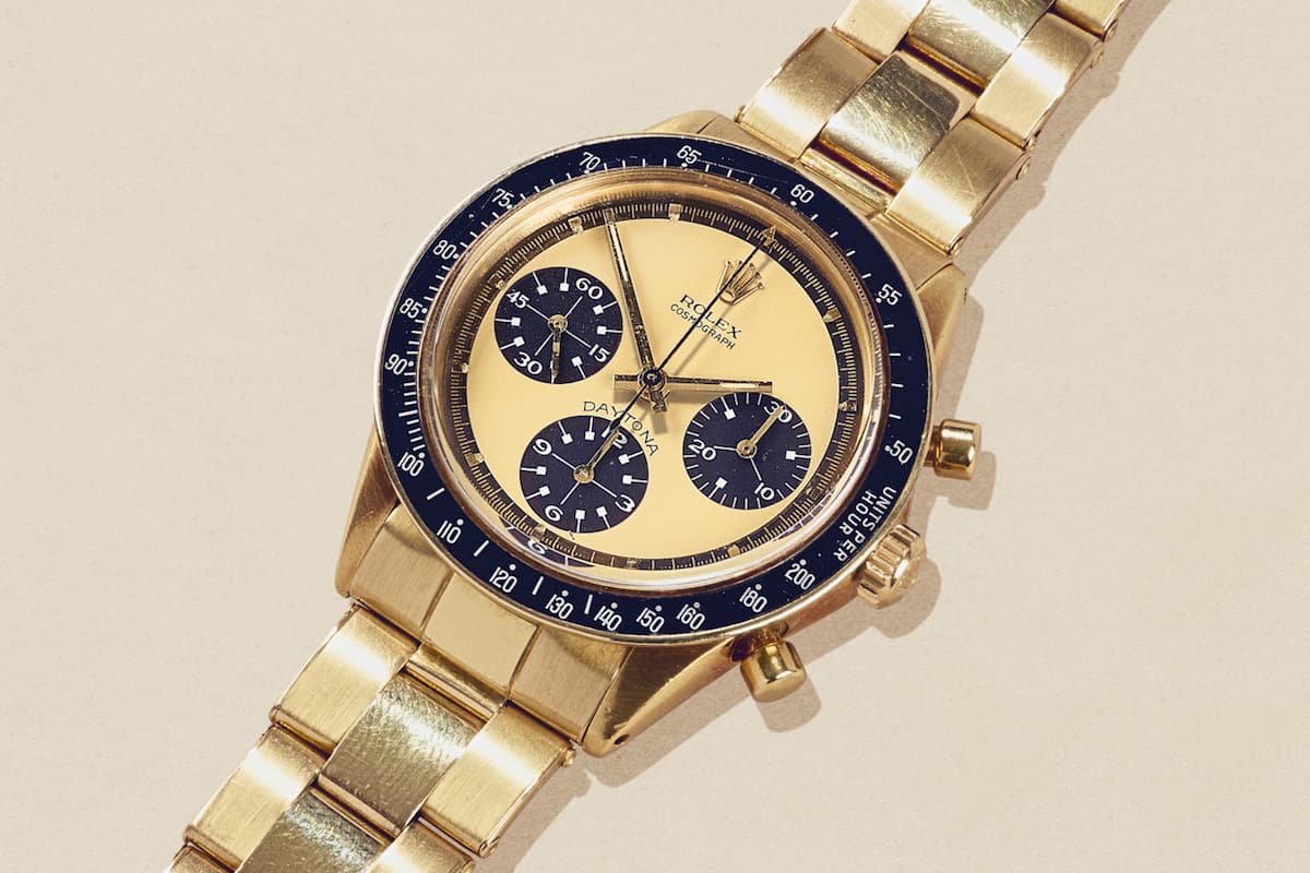 Paul Newman 18K Yellow Gold Rolex Daytona featured