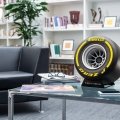 Bluetooth Lautsprecher hergestellt aus einem Formel 1-Reifen