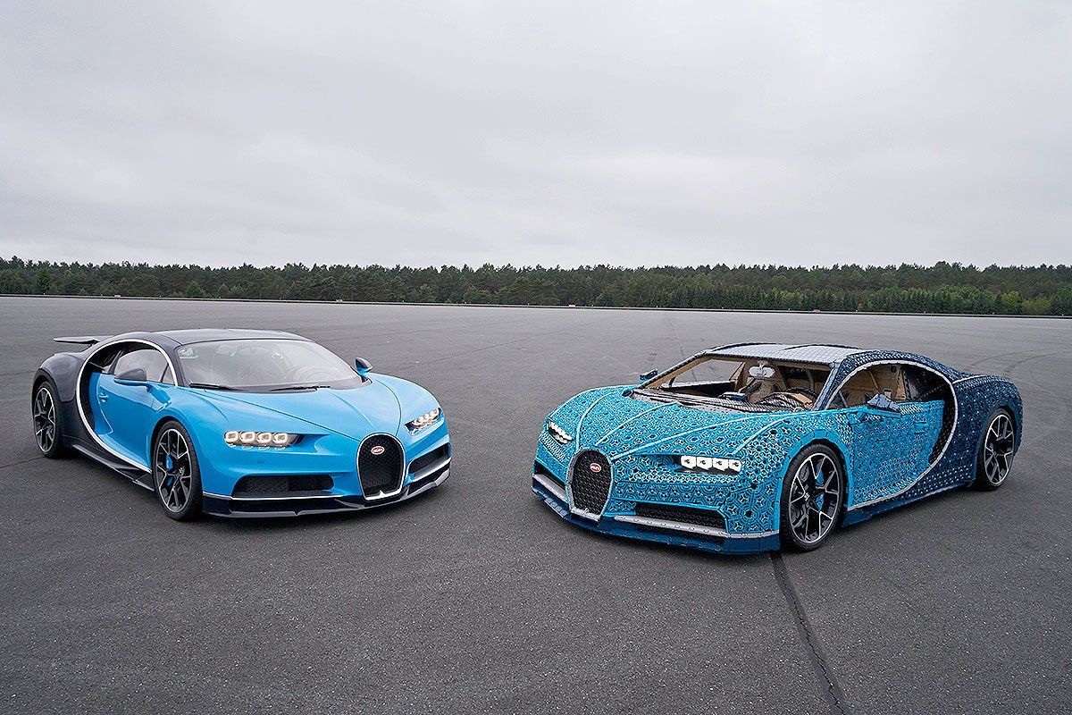 LEGO baut funktionstüchtigen, lebensgroßen Bugatti Chiron nach 2