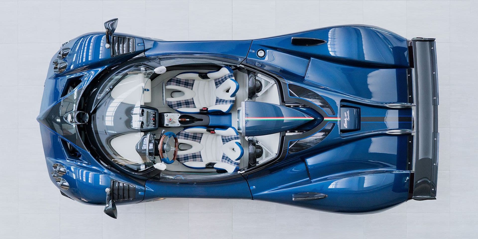 Pagani Zonda HP Barchetta Top View