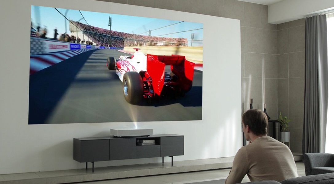 Kino Zuhause: Der neue LG CineBeam Laser 4K Ultrakurzdistanz-Projektor