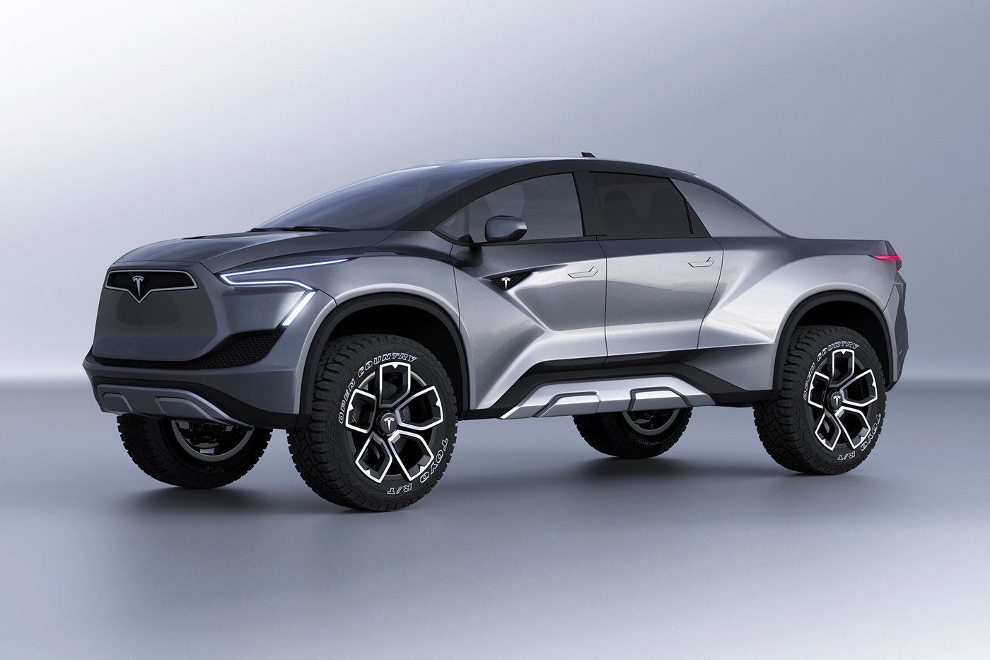 Model P: So könnte der neue Tesla Pickup Truck der Zukunft aussehen 2