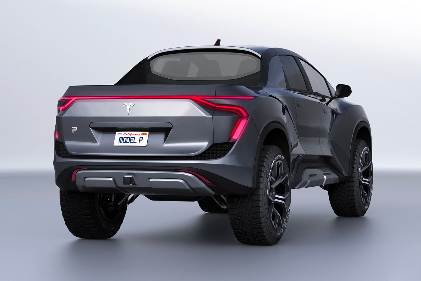 Model P: So könnte der neue Tesla Pickup Truck der Zukunft aussehen 5
