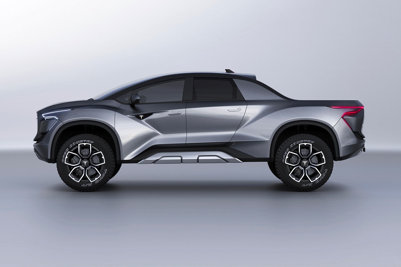 Model P: So könnte der neue Tesla Pickup Truck der Zukunft aussehen 6