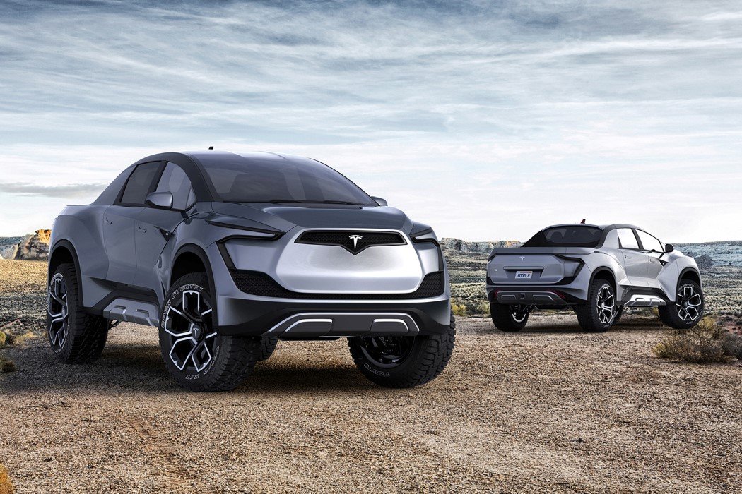 Model P: So könnte der neue Tesla Pickup Truck der Zukunft aussehen 1