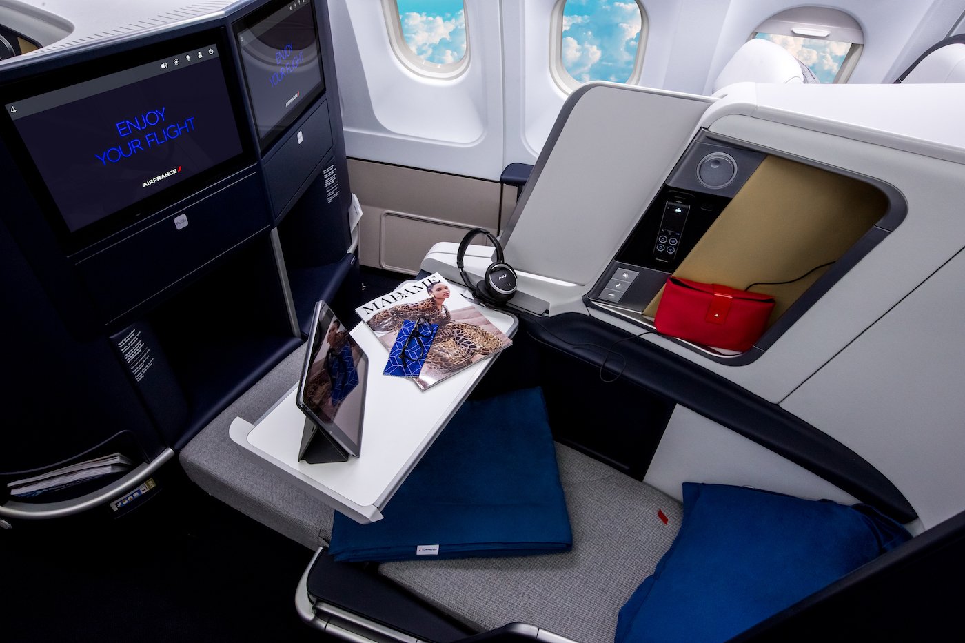 Air France präsentiert die neue Business Klasse im Airbus A330 1