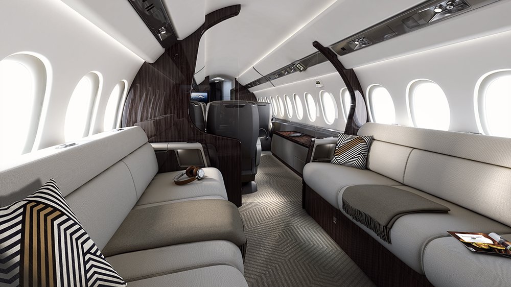 Der Dassault Aviation Falcon 6X: Dieser neue Business Jet kann nonstop von LA nach Genf fliegen 5