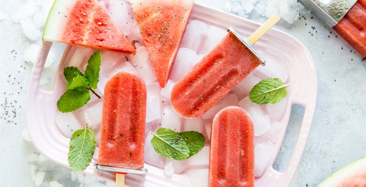 Mojito Eis am Stiel: Die Watermelon Mojito Popsicles