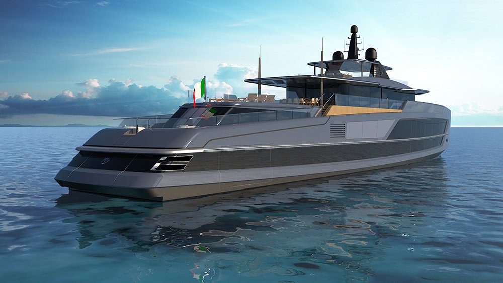 Diese Megayacht verfügt über einen Pool mit Glasboden und Blick auf ein Aquarium 2