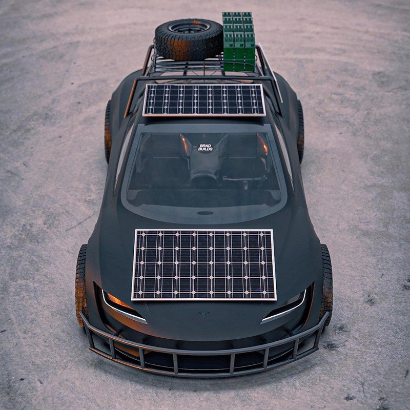 Dieses Tesla Roadster-Konzept ist bereit für die Apokalypse 5