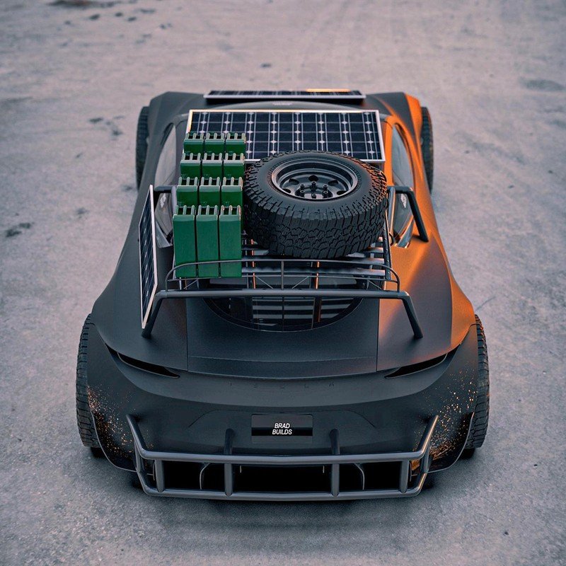 Dieses Tesla Roadster-Konzept ist bereit für die Apokalypse 4