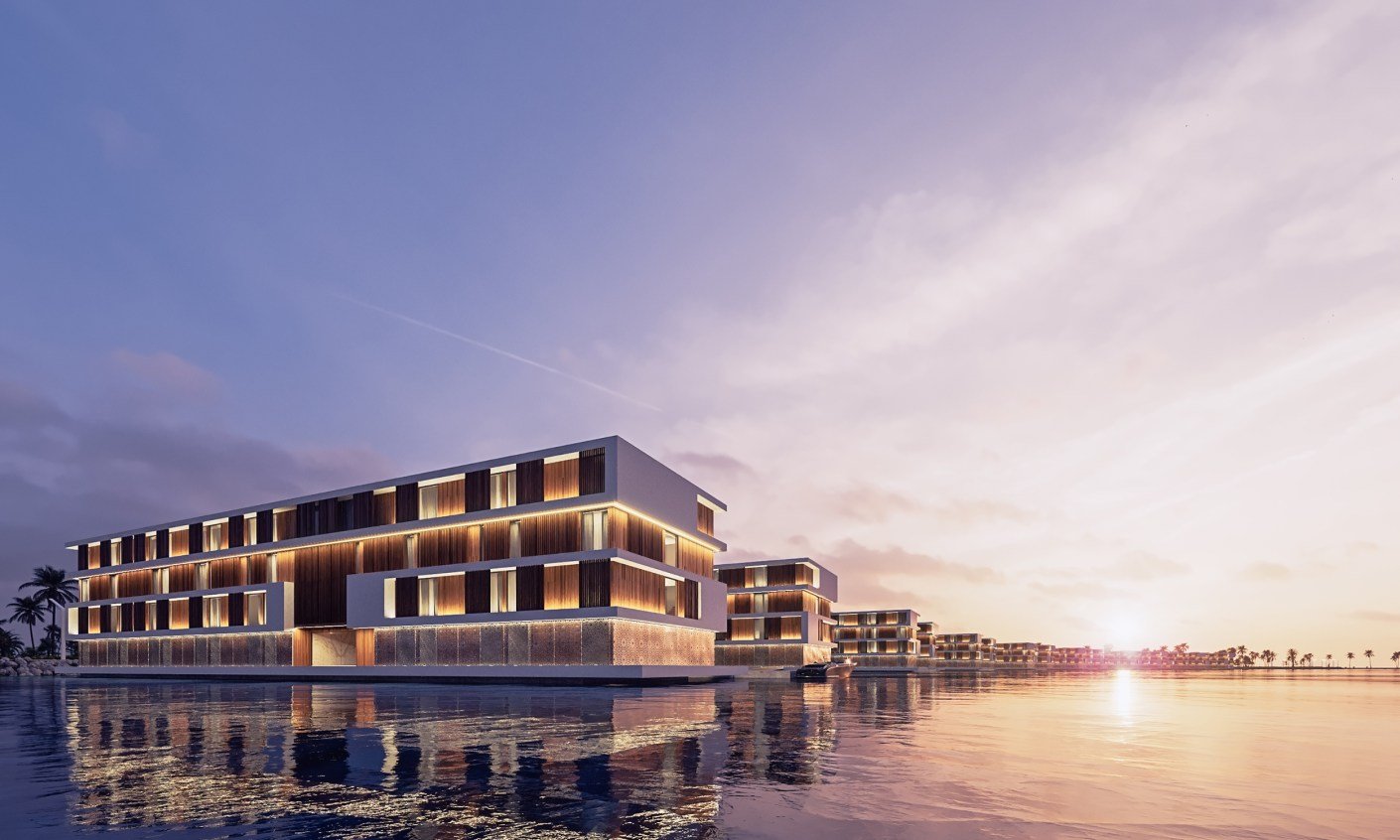 Qetaifan Island: Katar baut 16 schwimmende Hotels für die WM 2022 3