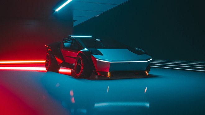 Dieses neue Cybertruck-Konzept verwandelt den elektrischen Pickup in einen Supersportwagen 3