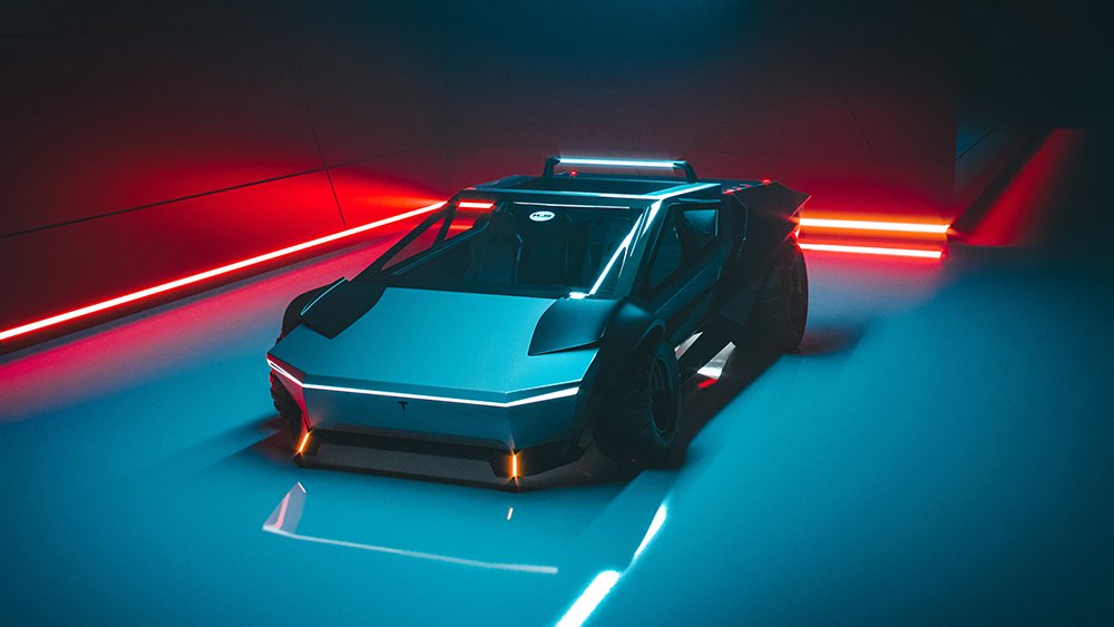 Dieses neue Cybertruck-Konzept verwandelt den elektrischen Pickup in einen Supersportwagen 1