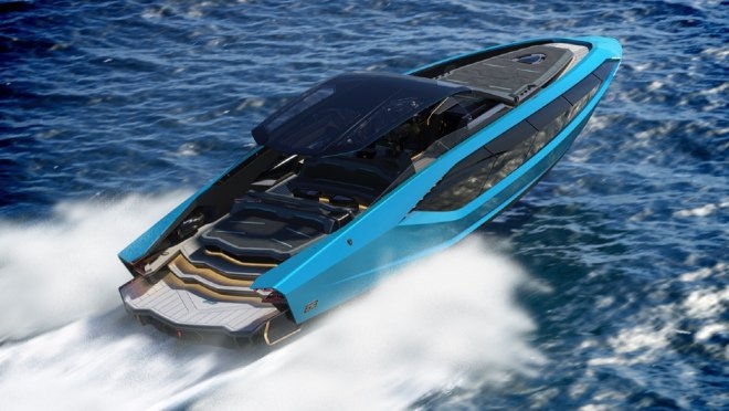 Tecnomar for Lamborghini 63: Die Lamborghini-Yacht auf dem Wasser