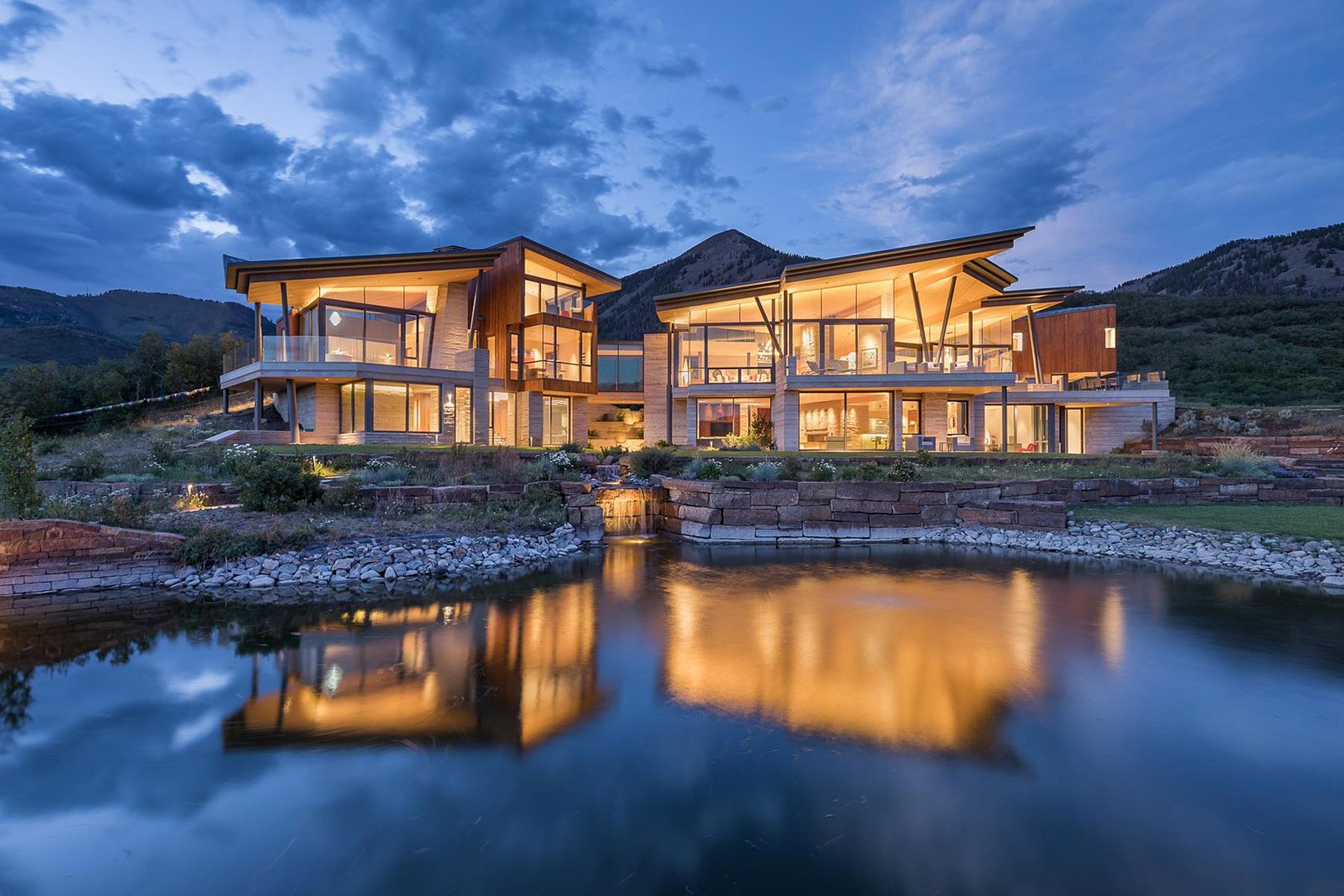 Das Sunset Ridge House in Colorado mit Blick auf die Rocky Mountains 1