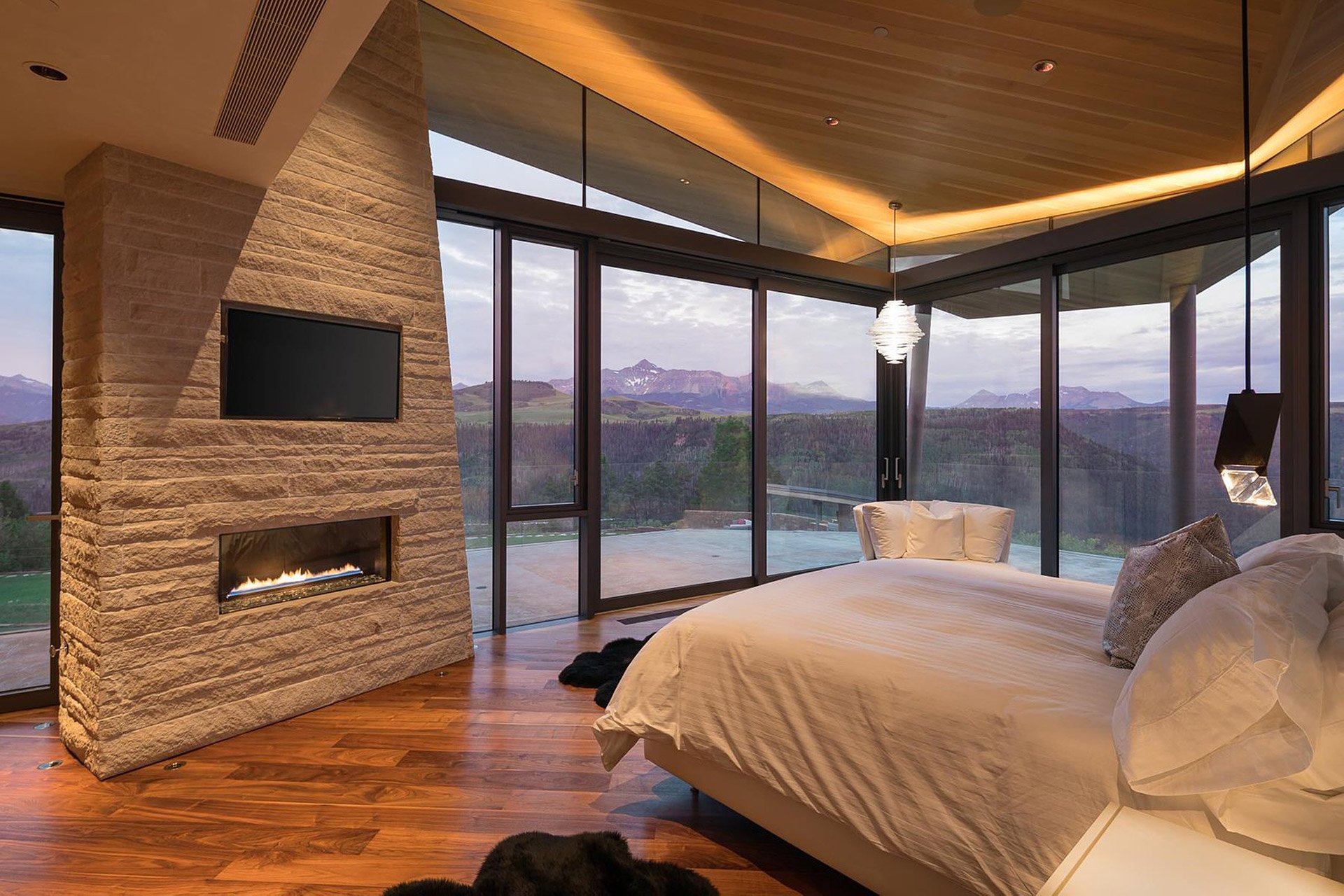 Das Sunset Ridge House in Colorado mit Blick auf die Rocky Mountains 7
