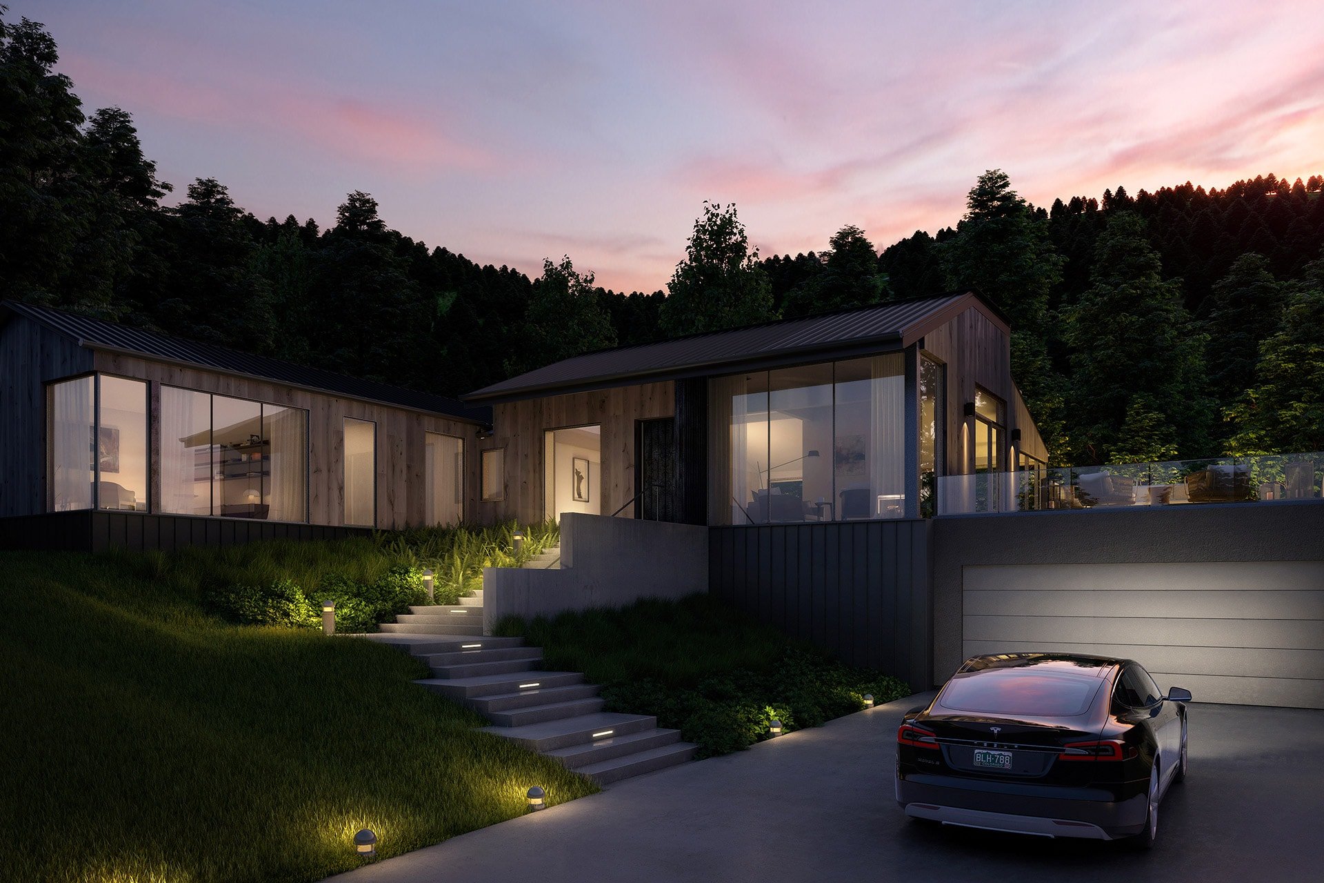 Das Mountain Laurel House: Minimalistischer Luxus im Grünen 1