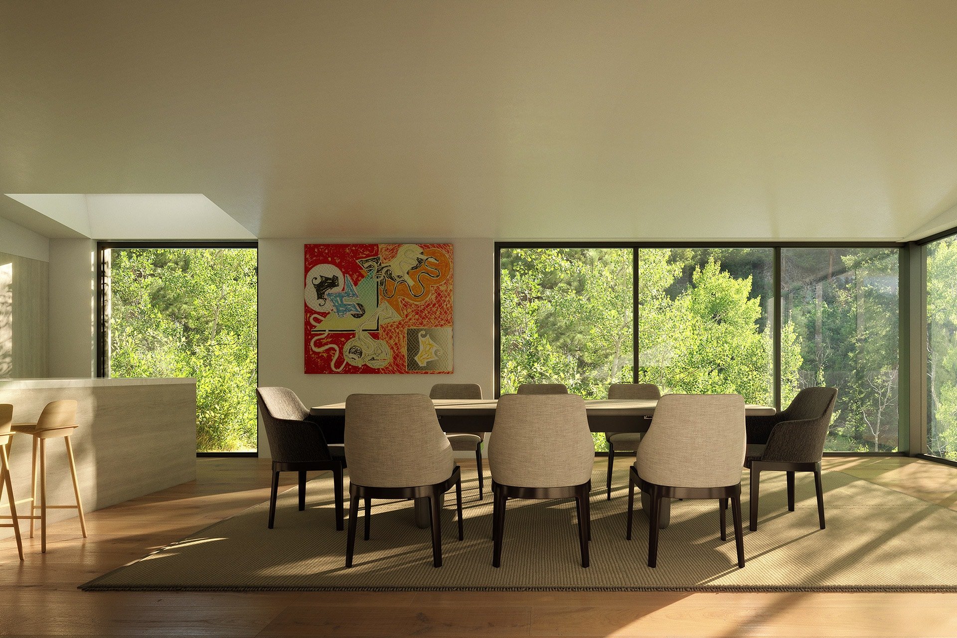 Das Mountain Laurel House: Minimalistischer Luxus im Grünen 4